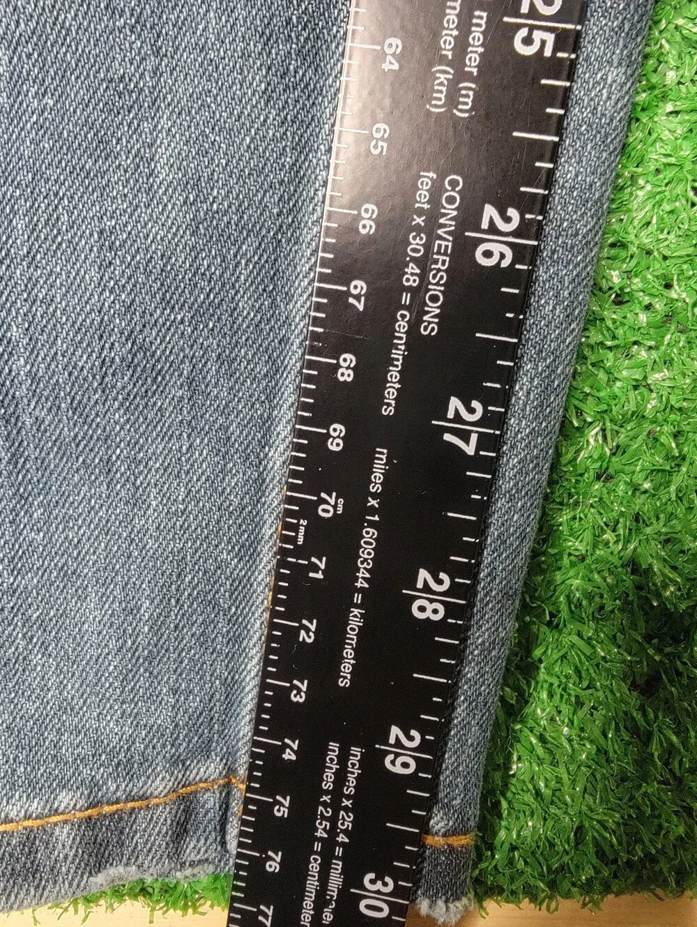 Levi's 559 Men's Denim Blue Jeans 48x30 Pockets Button Zipper Big & Tall Casual